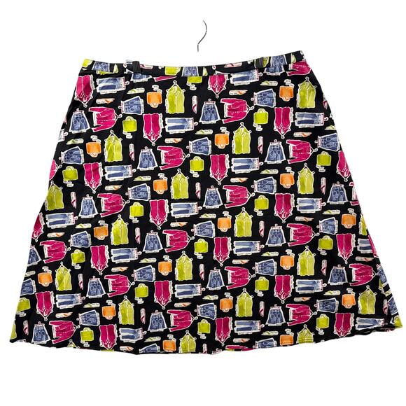 Valerie Stevens Plus Size 3X Skirt A-Line Vintage Stretch Fashion Print - Picture 1 of 13